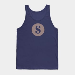 Symbol Money Dollar Sign $ Special Character Letters Tank Top